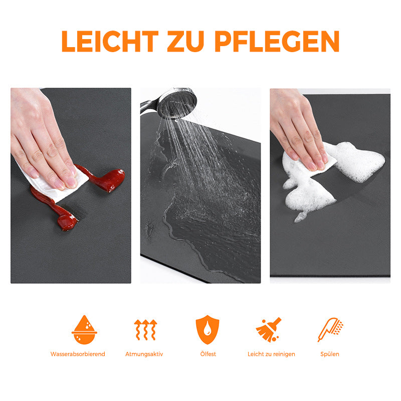 Super absorpční odkapávací rohož do kuchyně