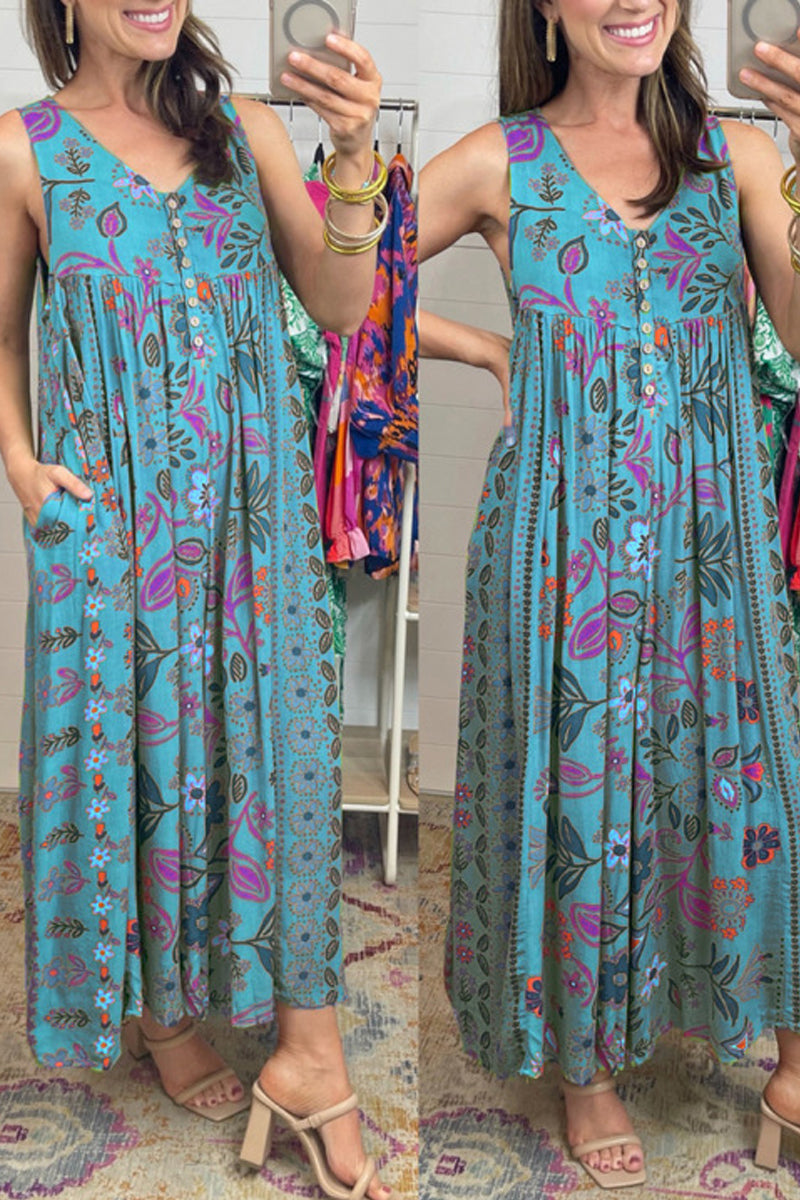 Dámský overal bez rukávů s vintage potiskem