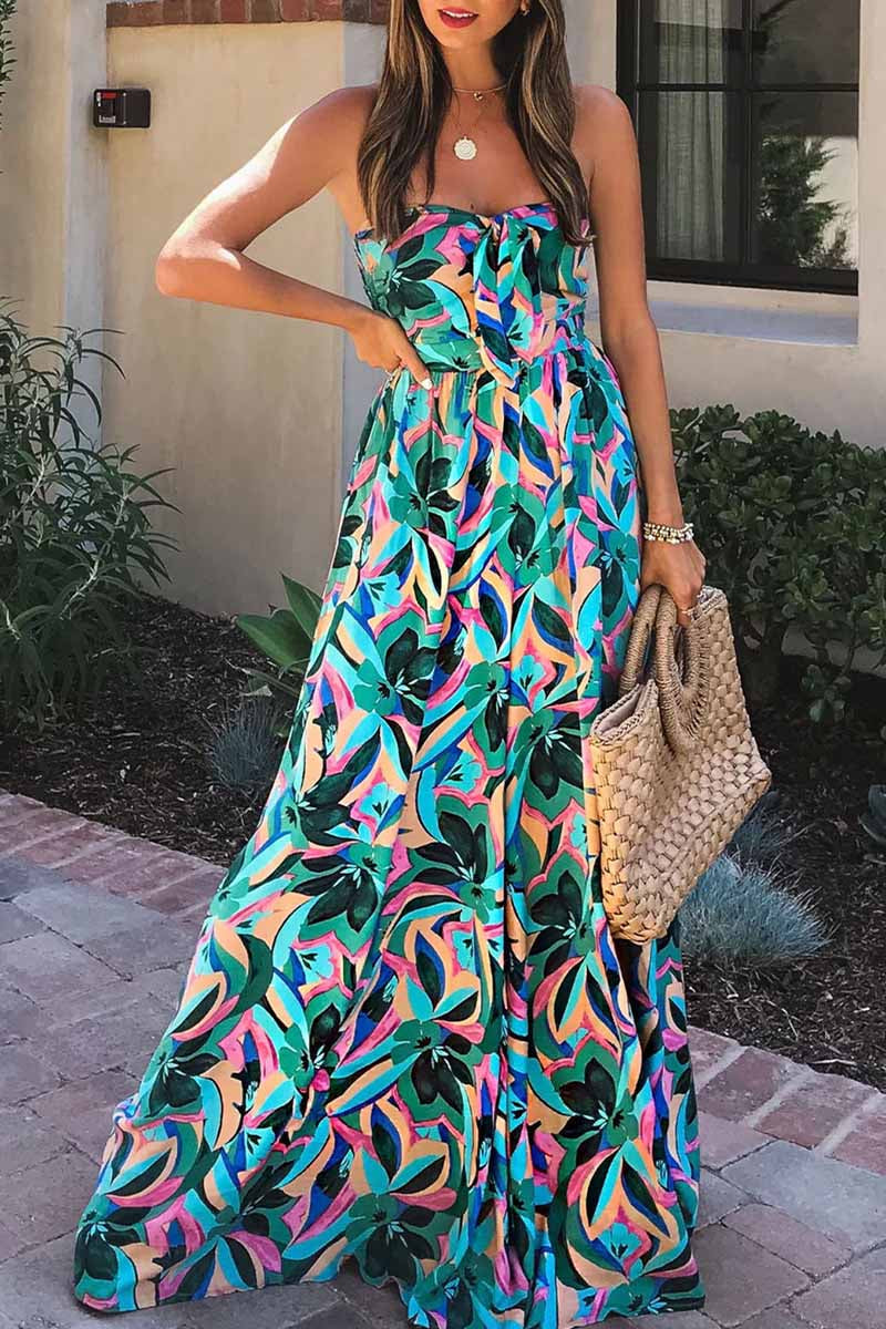 Dámský ležérní overal bez rukávů s vysokým pasem s vysokým pasem